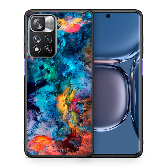 Θήκη Xiaomi Redmi Note 11 Pro/11 Pro+ Crayola Paint από τη Smartfits με σχέδιο στο πίσω μέρος και μαύρο περίβλημα | Xiaomi Redmi Note 11 Pro/11 Pro+ Crayola Paint case with colorful back and black bezels