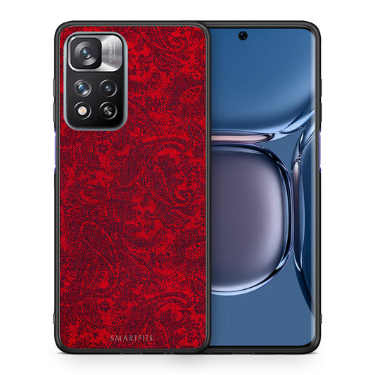 Θήκη Xiaomi Redmi Note 11 Pro/11 Pro+ Paisley Cashmere από τη Smartfits με σχέδιο στο πίσω μέρος και μαύρο περίβλημα | Xiaomi Redmi Note 11 Pro/11 Pro+ Paisley Cashmere case with colorful back and black bezels