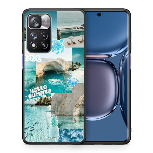 Θήκη Xiaomi Redmi Note 11 Pro / 11 Pro+ Aesthetic Summer από τη Smartfits με σχέδιο στο πίσω μέρος και μαύρο περίβλημα | Xiaomi Redmi Note 11 Pro / 11 Pro+ Aesthetic Summer case with colorful back and black bezels