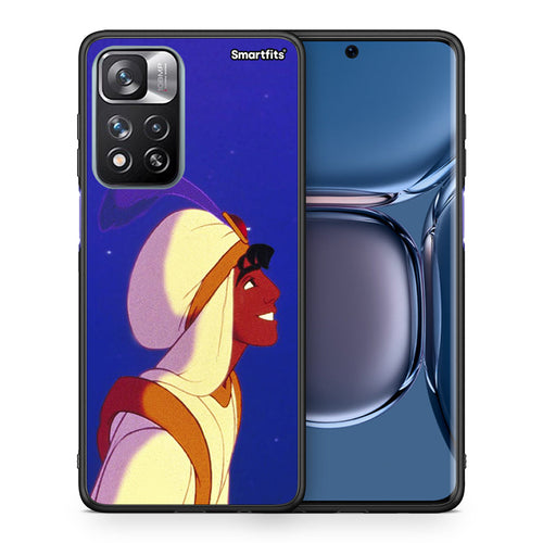 Θήκη Xiaomi Redmi Note 11 Pro/11 Pro+ Alladin And Jasmine Love 1 από τη Smartfits με σχέδιο στο πίσω μέρος και μαύρο περίβλημα | Xiaomi Redmi Note 11 Pro/11 Pro+ Alladin And Jasmine Love 1 case with colorful back and black bezels
