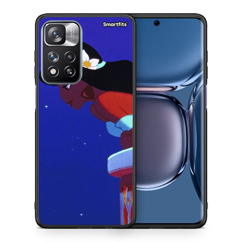 Θήκη Xiaomi Redmi Note 11 Pro/11 Pro+ Alladin And Jasmine Love 2 από τη Smartfits με σχέδιο στο πίσω μέρος και μαύρο περίβλημα | Xiaomi Redmi Note 11 Pro/11 Pro+ Alladin And Jasmine Love 2 case with colorful back and black bezels
