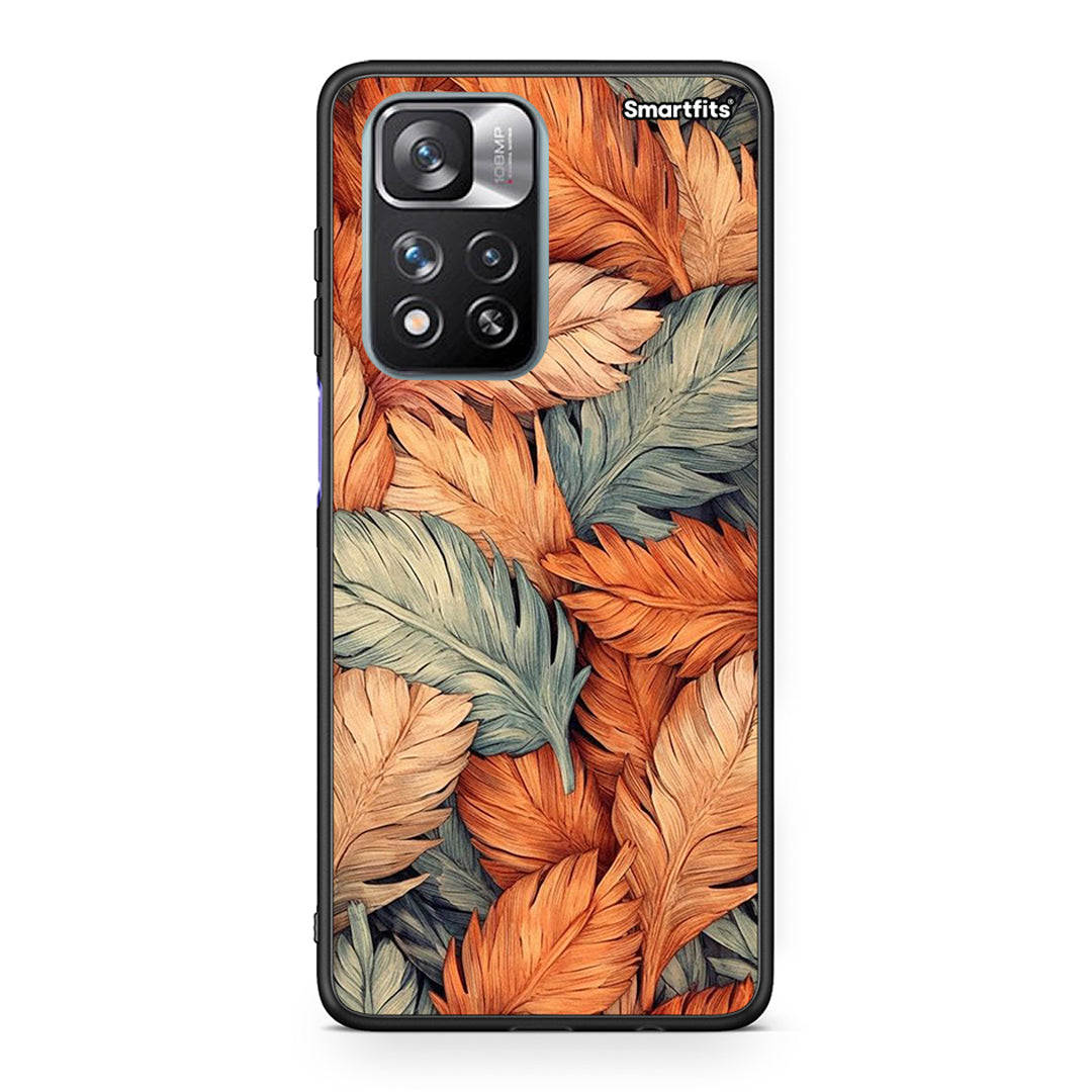 Xiaomi Redmi Note 11 Pro / 11 Pro+ Autumn Leaves Θήκη από τη Smartfits με σχέδιο στο πίσω μέρος και μαύρο περίβλημα | Smartphone case with colorful back and black bezels by Smartfits