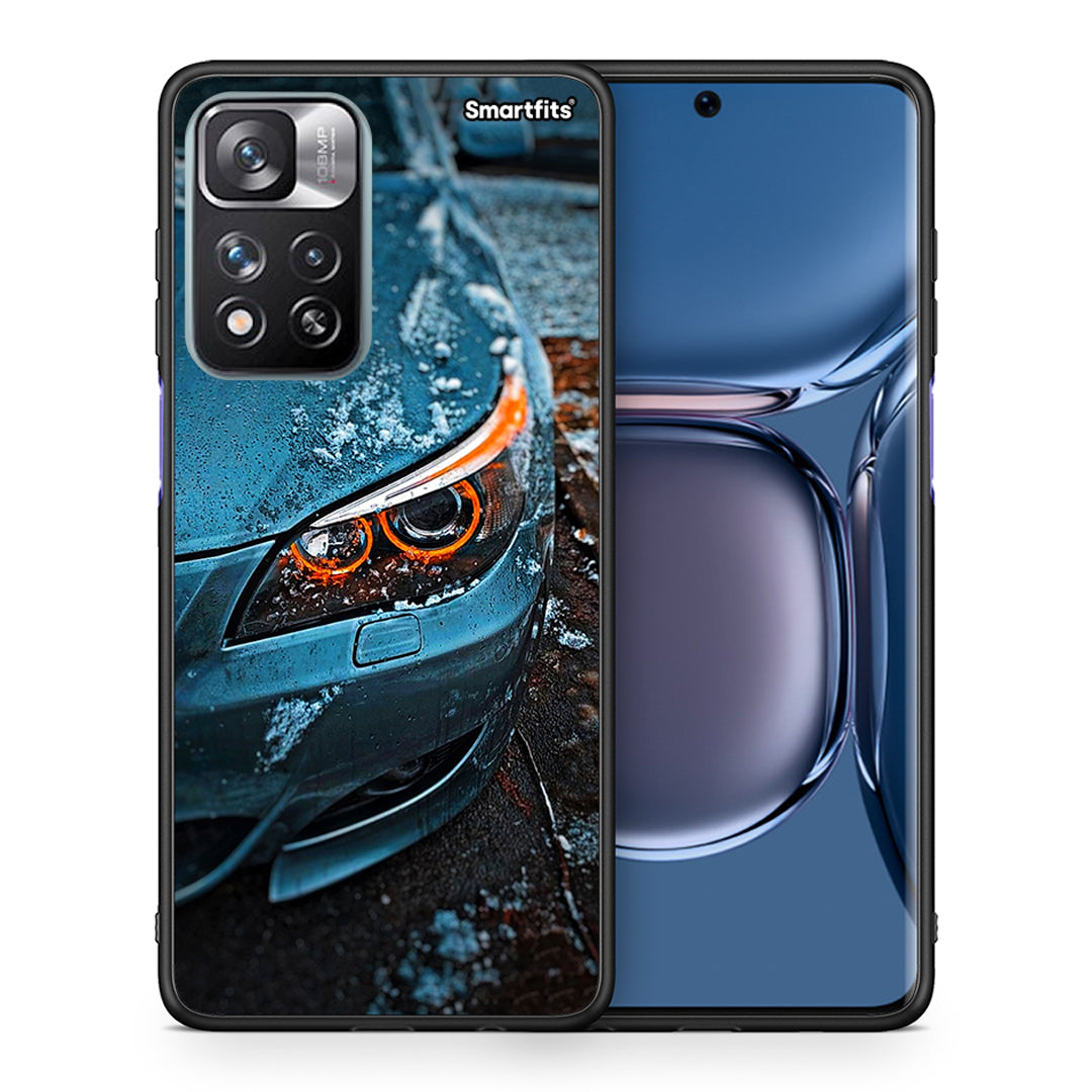 Θήκη Xiaomi Redmi Note 11 Pro / 11 Pro+ Bmw E60 από τη Smartfits με σχέδιο στο πίσω μέρος και μαύρο περίβλημα | Xiaomi Redmi Note 11 Pro / 11 Pro+ Bmw E60 case with colorful back and black bezels