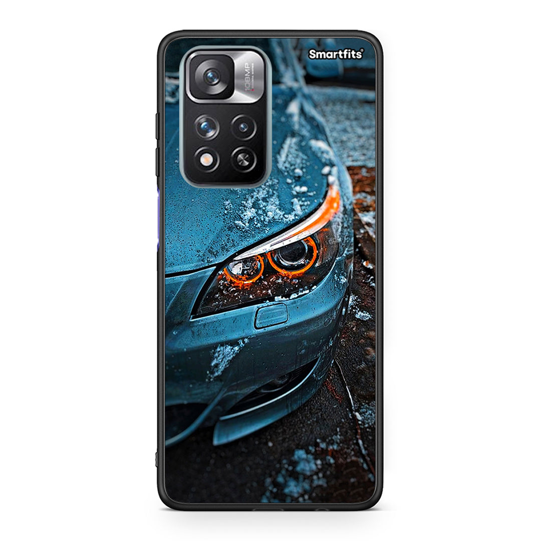 Xiaomi Redmi Note 11 Pro / 11 Pro+ Bmw E60 Θήκη από τη Smartfits με σχέδιο στο πίσω μέρος και μαύρο περίβλημα | Smartphone case with colorful back and black bezels by Smartfits