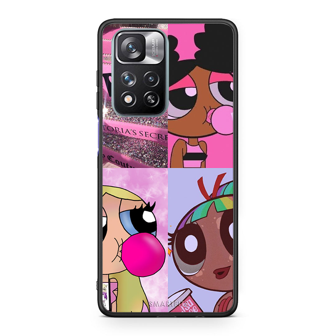 Xiaomi Redmi Note 11 Pro / 11 Pro+ Bubble Girls Θήκη Αγίου Βαλεντίνου από τη Smartfits με σχέδιο στο πίσω μέρος και μαύρο περίβλημα | Smartphone case with colorful back and black bezels by Smartfits