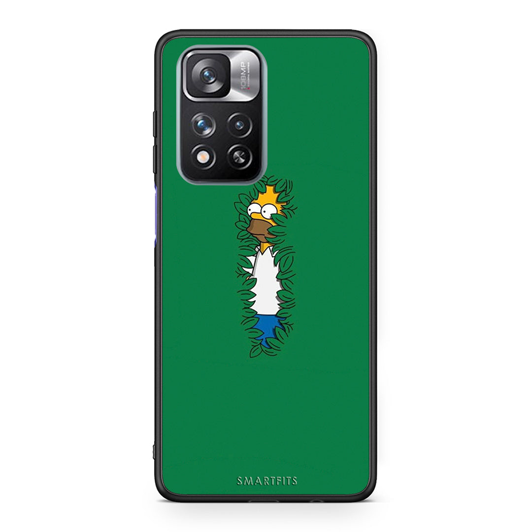 Xiaomi Redmi Note 11 Pro / 11 Pro+ Bush Man Θήκη Αγίου Βαλεντίνου από τη Smartfits με σχέδιο στο πίσω μέρος και μαύρο περίβλημα | Smartphone case with colorful back and black bezels by Smartfits