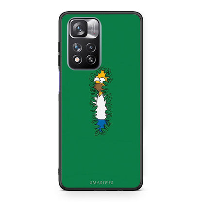 Xiaomi Redmi Note 11 Pro / 11 Pro+ Bush Man Θήκη Αγίου Βαλεντίνου από τη Smartfits με σχέδιο στο πίσω μέρος και μαύρο περίβλημα | Smartphone case with colorful back and black bezels by Smartfits