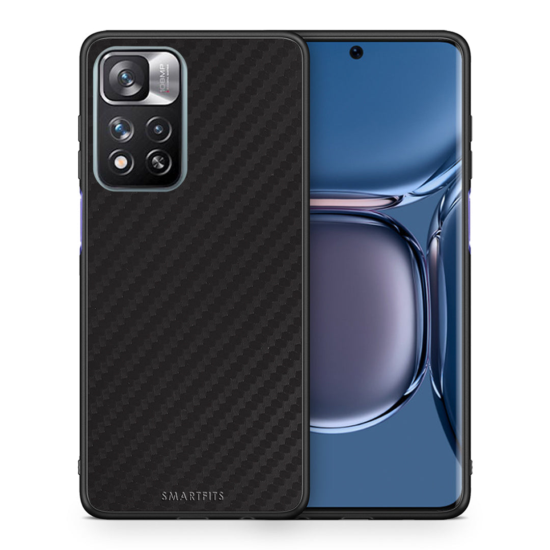Θήκη Xiaomi Redmi Note 11 Pro/11 Pro+ Carbon Black από τη Smartfits με σχέδιο στο πίσω μέρος και μαύρο περίβλημα | Xiaomi Redmi Note 11 Pro/11 Pro+ Carbon Black case with colorful back and black bezels