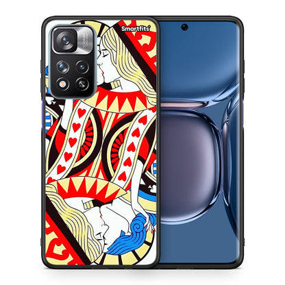 Θήκη Xiaomi Redmi Note 11 Pro/11 Pro+ Card Love από τη Smartfits με σχέδιο στο πίσω μέρος και μαύρο περίβλημα | Xiaomi Redmi Note 11 Pro/11 Pro+ Card Love case with colorful back and black bezels