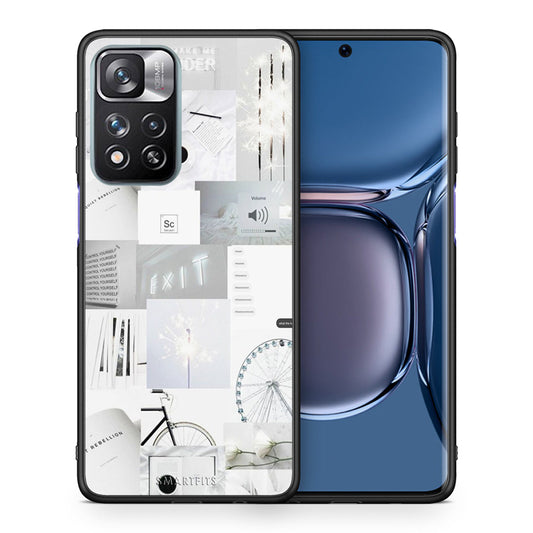 Θήκη Αγίου Βαλεντίνου Xiaomi Redmi Note 11 Pro / 11 Pro+ Collage Make Me Wonder από τη Smartfits με σχέδιο στο πίσω μέρος και μαύρο περίβλημα | Xiaomi Redmi Note 11 Pro / 11 Pro+ Collage Make Me Wonder case with colorful back and black bezels