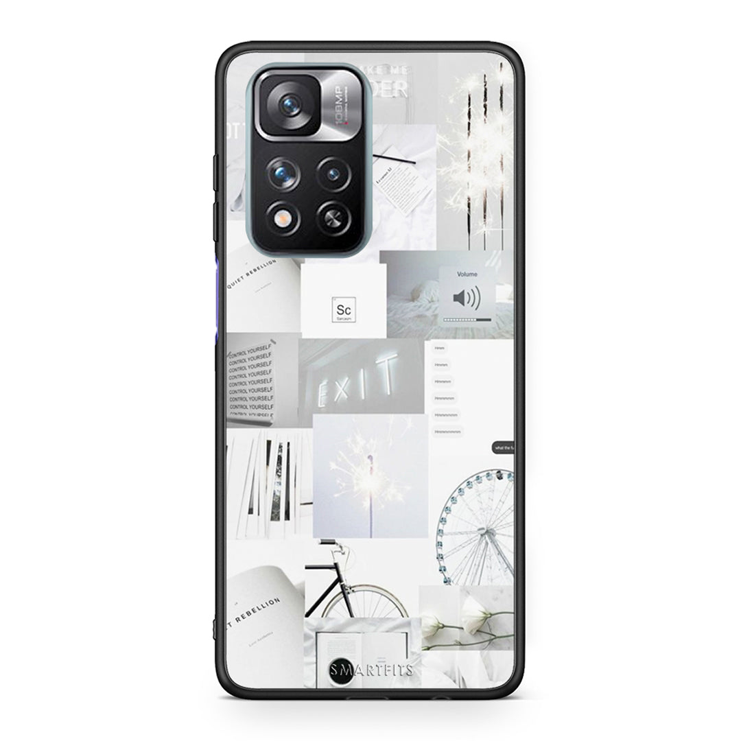 Xiaomi Redmi Note 11 Pro / 11 Pro+ Collage Make Me Wonder Θήκη Αγίου Βαλεντίνου από τη Smartfits με σχέδιο στο πίσω μέρος και μαύρο περίβλημα | Smartphone case with colorful back and black bezels by Smartfits