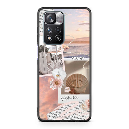Xiaomi Redmi Note 11 Pro / 11 Pro+ Golden Hour Θήκη Αγίου Βαλεντίνου από τη Smartfits με σχέδιο στο πίσω μέρος και μαύρο περίβλημα | Smartphone case with colorful back and black bezels by Smartfits
