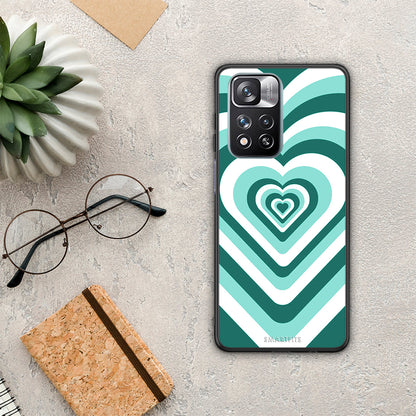 Green Hearts - Xiaomi Redmi Note 11 Pro+ 5G θήκη