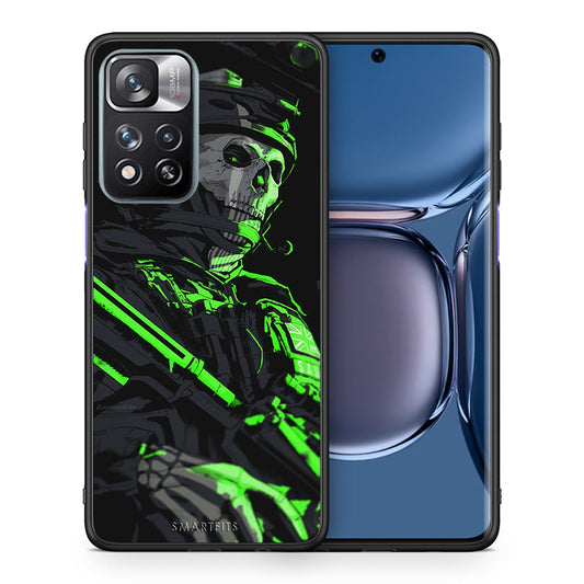 Θήκη Αγίου Βαλεντίνου Xiaomi Redmi Note 11 Pro / 11 Pro+ Green Soldier από τη Smartfits με σχέδιο στο πίσω μέρος και μαύρο περίβλημα | Xiaomi Redmi Note 11 Pro / 11 Pro+ Green Soldier case with colorful back and black bezels