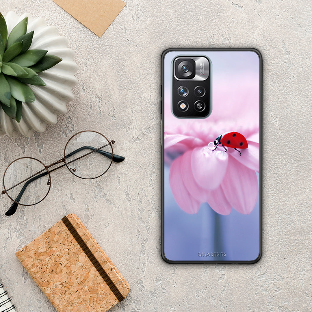 Ladybug Flower - Xiaomi Redmi Note 11 Pro+ 5G θήκη