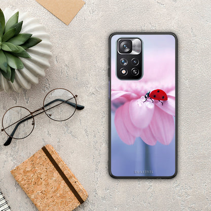Ladybug Flower - Xiaomi Redmi Note 11 Pro+ 5G θήκη