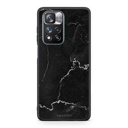 Xiaomi Redmi Note 11 Pro/11 Pro+ Marble Black θήκη από τη Smartfits με σχέδιο στο πίσω μέρος και μαύρο περίβλημα | Smartphone case with colorful back and black bezels by Smartfits