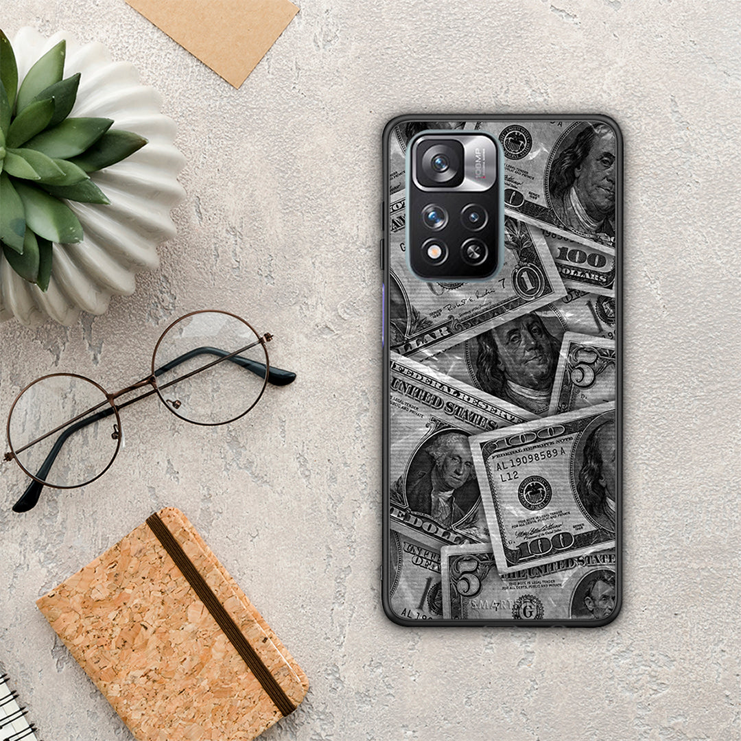 Money Dollars - Xiaomi Redmi Note 11 Pro+ 5G θήκη