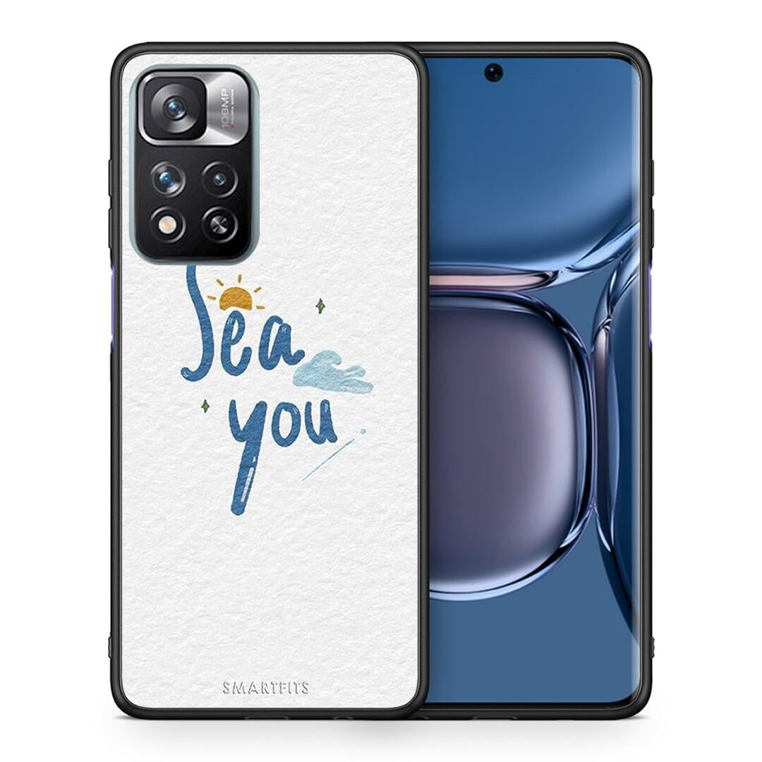Θήκη Xiaomi Redmi Note 11 Pro / 11 Pro+ Sea You από τη Smartfits με σχέδιο στο πίσω μέρος και μαύρο περίβλημα | Xiaomi Redmi Note 11 Pro / 11 Pro+ Sea You case with colorful back and black bezels
