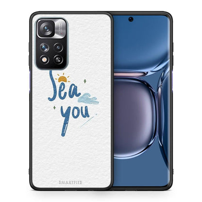 Θήκη Xiaomi Redmi Note 11 Pro / 11 Pro+ Sea You από τη Smartfits με σχέδιο στο πίσω μέρος και μαύρο περίβλημα | Xiaomi Redmi Note 11 Pro / 11 Pro+ Sea You case with colorful back and black bezels