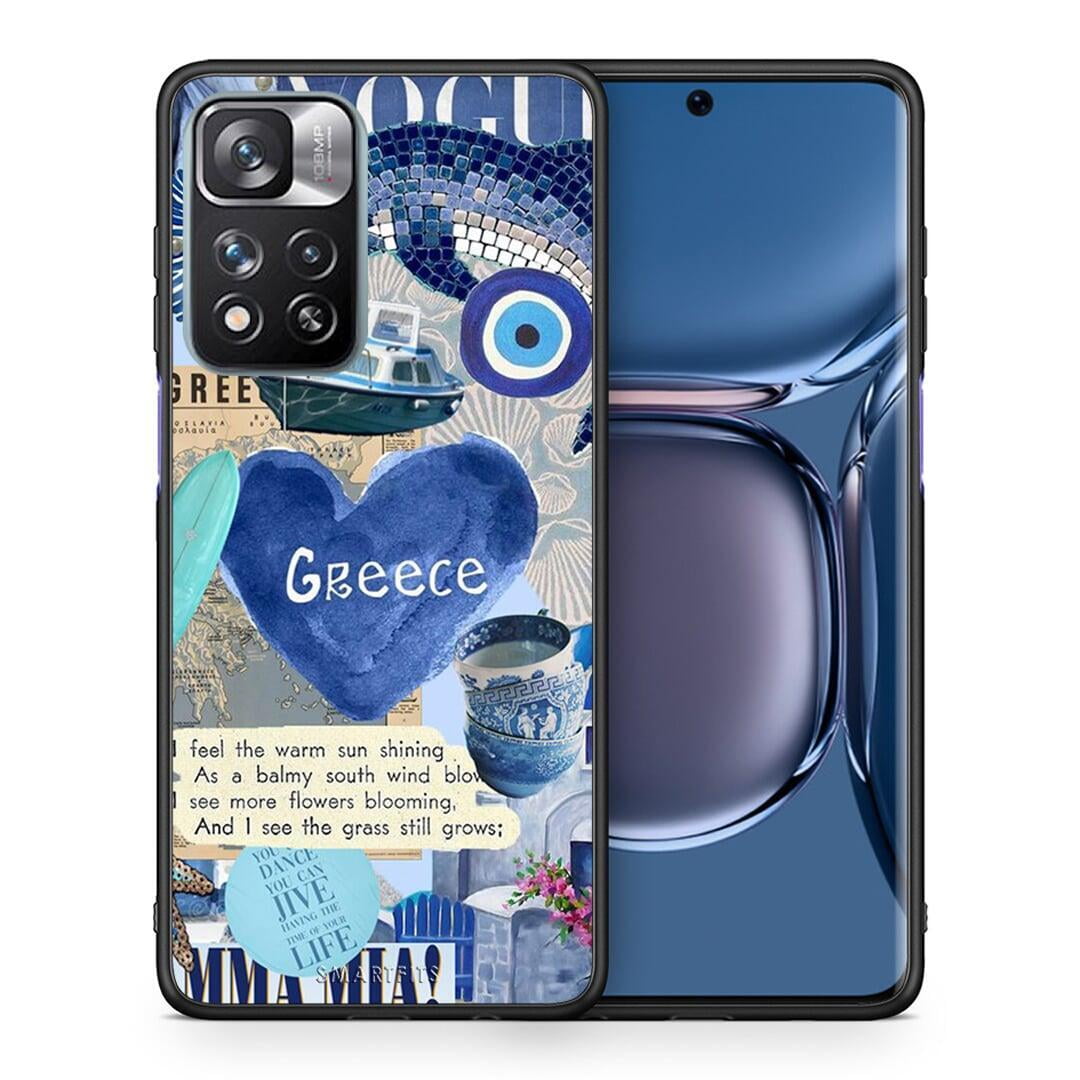 Θήκη Xiaomi Redmi Note 11 Pro / 11 Pro+ Summer In Greece από τη Smartfits με σχέδιο στο πίσω μέρος και μαύρο περίβλημα | Xiaomi Redmi Note 11 Pro / 11 Pro+ Summer In Greece case with colorful back and black bezels