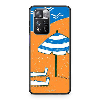 Xiaomi Redmi Note 11 Pro / 11 Pro+ Summering Θήκη από τη Smartfits με σχέδιο στο πίσω μέρος και μαύρο περίβλημα | Smartphone case with colorful back and black bezels by Smartfits