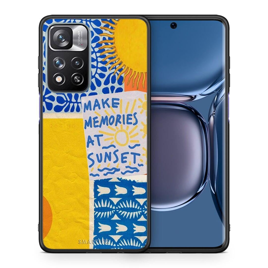 Θήκη Xiaomi Redmi Note 11 Pro / 11 Pro+ Sunset Memories από τη Smartfits με σχέδιο στο πίσω μέρος και μαύρο περίβλημα | Xiaomi Redmi Note 11 Pro / 11 Pro+ Sunset Memories case with colorful back and black bezels