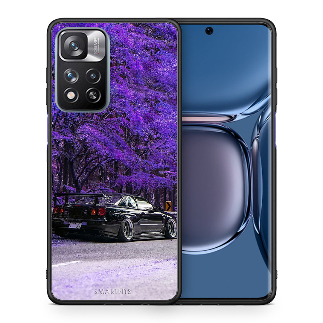 Θήκη Αγίου Βαλεντίνου Xiaomi Redmi Note 11 Pro / 11 Pro+ Super Car από τη Smartfits με σχέδιο στο πίσω μέρος και μαύρο περίβλημα | Xiaomi Redmi Note 11 Pro / 11 Pro+ Super Car case with colorful back and black bezels