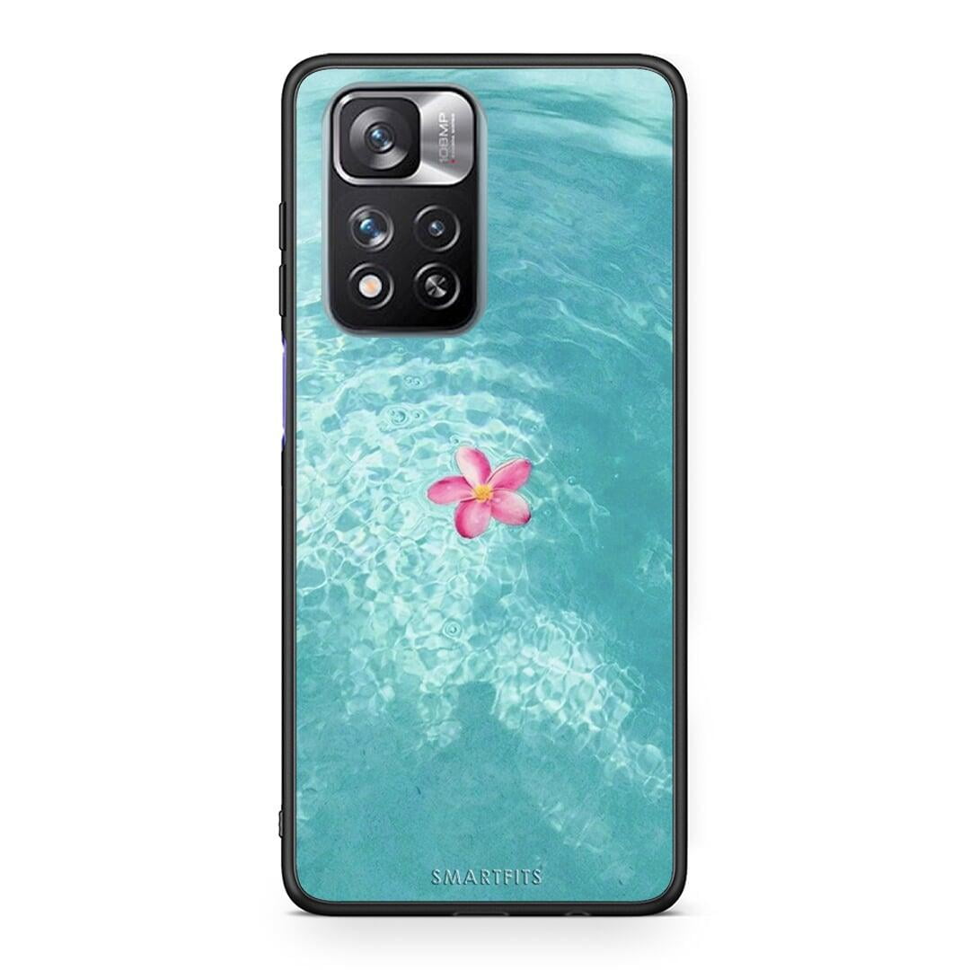 Xiaomi Redmi Note 11 Pro / 11 Pro+ Water Flower Θήκη από τη Smartfits με σχέδιο στο πίσω μέρος και μαύρο περίβλημα | Smartphone case with colorful back and black bezels by Smartfits