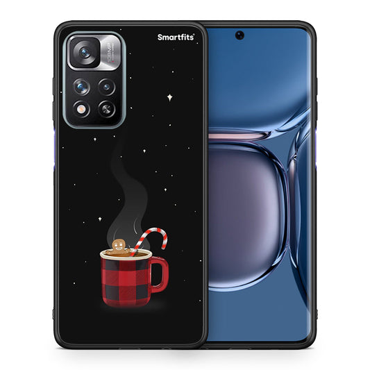 Θήκη Xiaomi Redmi Note 11 Pro/11 Pro+ Xmas Bathing από τη Smartfits με σχέδιο στο πίσω μέρος και μαύρο περίβλημα | Xiaomi Redmi Note 11 Pro/11 Pro+ Xmas Bathing case with colorful back and black bezels
