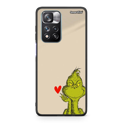Xiaomi Redmi Note 11 Pro/11 Pro+ Xmas Grinch θήκη από τη Smartfits με σχέδιο στο πίσω μέρος και μαύρο περίβλημα | Smartphone case with colorful back and black bezels by Smartfits