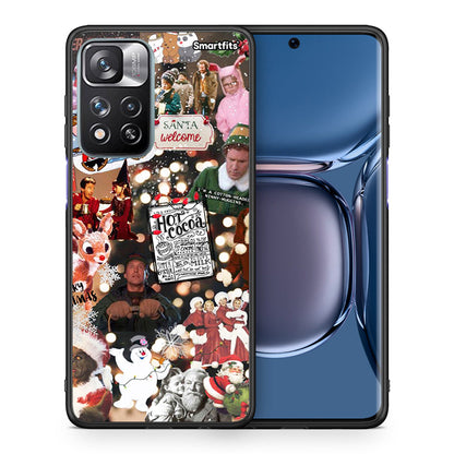 Θήκη Xiaomi Redmi Note 11 Pro/11 Pro+ Xmas Movies από τη Smartfits με σχέδιο στο πίσω μέρος και μαύρο περίβλημα | Xiaomi Redmi Note 11 Pro/11 Pro+ Xmas Movies case with colorful back and black bezels