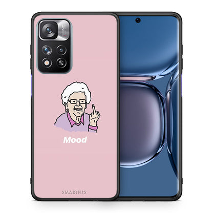 Θήκη Xiaomi Redmi Note 11 Pro/11 Pro+ Mood PopArt από τη Smartfits με σχέδιο στο πίσω μέρος και μαύρο περίβλημα | Xiaomi Redmi Note 11 Pro/11 Pro+ Mood PopArt case with colorful back and black bezels