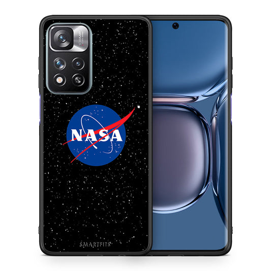 Θήκη Xiaomi Redmi Note 11 Pro/11 Pro+ NASA PopArt από τη Smartfits με σχέδιο στο πίσω μέρος και μαύρο περίβλημα | Xiaomi Redmi Note 11 Pro/11 Pro+ NASA PopArt case with colorful back and black bezels