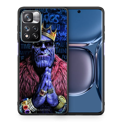 Θήκη Xiaomi Redmi Note 11 Pro/11 Pro+ Thanos PopArt από τη Smartfits με σχέδιο στο πίσω μέρος και μαύρο περίβλημα | Xiaomi Redmi Note 11 Pro/11 Pro+ Thanos PopArt case with colorful back and black bezels