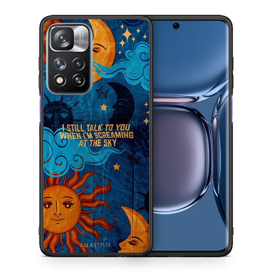 Θήκη Xiaomi Redmi Note 11 Pro/11 Pro+ Screaming Sky από τη Smartfits με σχέδιο στο πίσω μέρος και μαύρο περίβλημα | Xiaomi Redmi Note 11 Pro/11 Pro+ Screaming Sky case with colorful back and black bezels