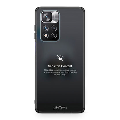 Xiaomi Redmi Note 11 Pro/11 Pro+ Sensitive Content θήκη από τη Smartfits με σχέδιο στο πίσω μέρος και μαύρο περίβλημα | Smartphone case with colorful back and black bezels by Smartfits