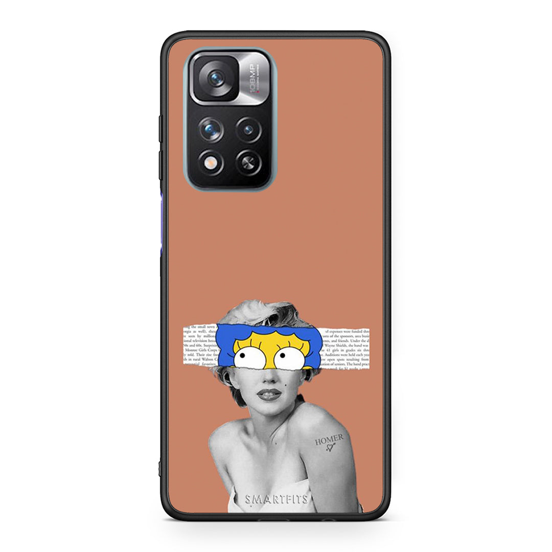 Xiaomi Redmi Note 11 Pro/11 Pro+ Sim Merilyn θήκη από τη Smartfits με σχέδιο στο πίσω μέρος και μαύρο περίβλημα | Smartphone case with colorful back and black bezels by Smartfits