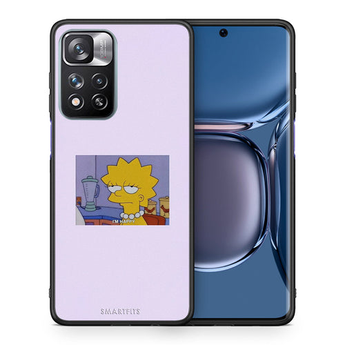 Θήκη Xiaomi Redmi Note 11 Pro/11 Pro+ So Happy από τη Smartfits με σχέδιο στο πίσω μέρος και μαύρο περίβλημα | Xiaomi Redmi Note 11 Pro/11 Pro+ So Happy case with colorful back and black bezels