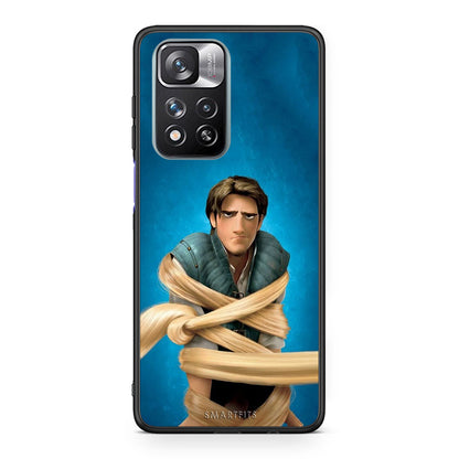 Xiaomi Redmi Note 11 Pro / 11 Pro+ Tangled 1 Θήκη Αγίου Βαλεντίνου από τη Smartfits με σχέδιο στο πίσω μέρος και μαύρο περίβλημα | Smartphone case with colorful back and black bezels by Smartfits