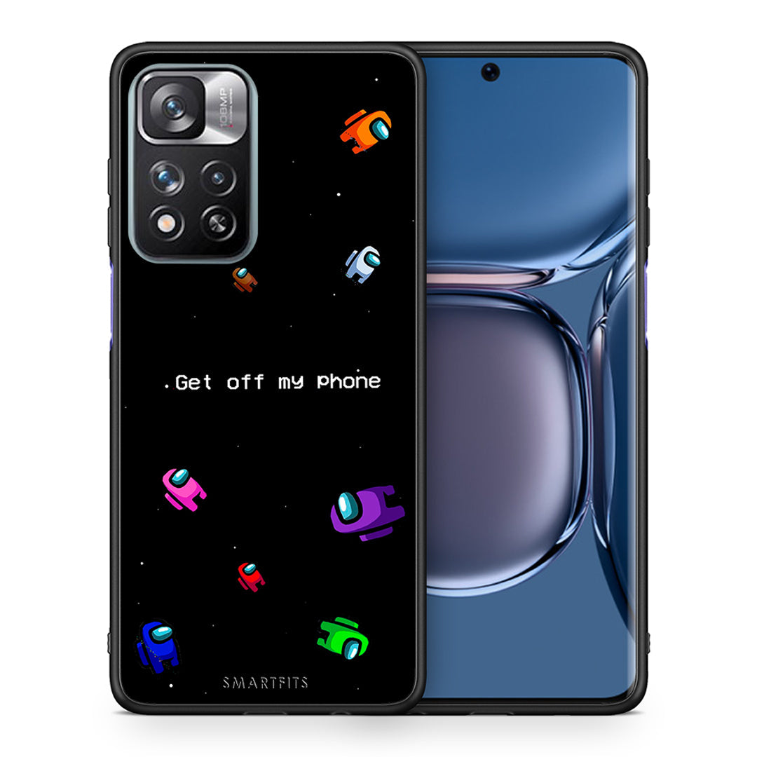 Θήκη Xiaomi Redmi Note 11 Pro/11 Pro+ AFK Text από τη Smartfits με σχέδιο στο πίσω μέρος και μαύρο περίβλημα | Xiaomi Redmi Note 11 Pro/11 Pro+ AFK Text case with colorful back and black bezels