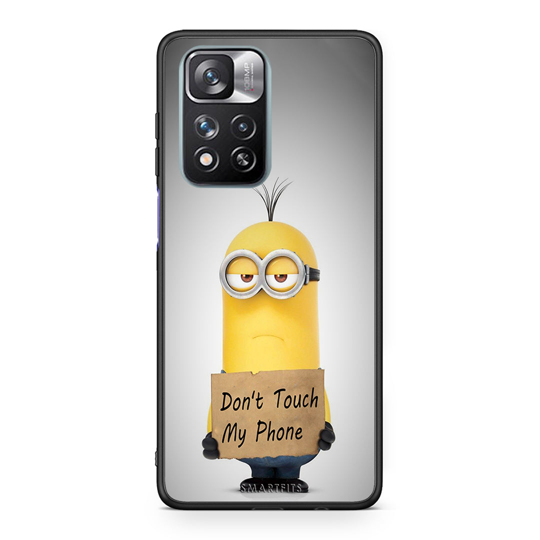 4 - Xiaomi Redmi Note 11 Pro/11 Pro+ Minion Text case, cover, bumper