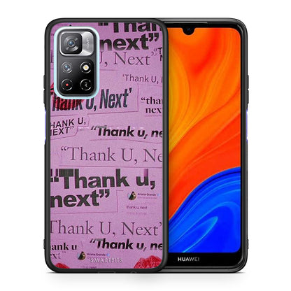 Θήκη Αγίου Βαλεντίνου Xiaomi Redmi Note 11 Pro / 11 Pro+ Thank You Next από τη Smartfits με σχέδιο στο πίσω μέρος και μαύρο περίβλημα | Xiaomi Redmi Note 11 Pro / 11 Pro+ Thank You Next case with colorful back and black bezels
