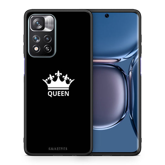 Θήκη Xiaomi Redmi Note 11 Pro/11 Pro+ Queen Valentine από τη Smartfits με σχέδιο στο πίσω μέρος και μαύρο περίβλημα | Xiaomi Redmi Note 11 Pro/11 Pro+ Queen Valentine case with colorful back and black bezels