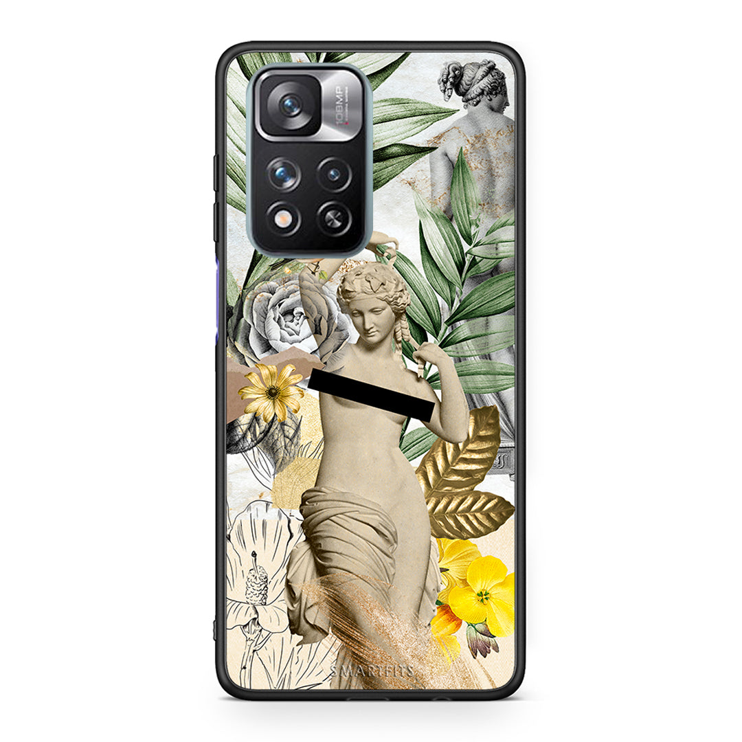 Xiaomi Redmi Note 11 Pro/11 Pro+ Woman Statue θήκη από τη Smartfits με σχέδιο στο πίσω μέρος και μαύρο περίβλημα | Smartphone case with colorful back and black bezels by Smartfits