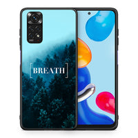 Thumbnail for Θήκη Xiaomi Redmi Note 11 Breath Quote από τη Smartfits με σχέδιο στο πίσω μέρος και μαύρο περίβλημα | Xiaomi Redmi Note 11 Breath Quote case with colorful back and black bezels