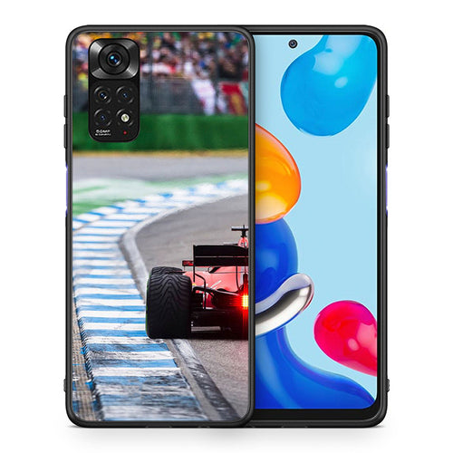 Θήκη Xiaomi Redmi Note 11 Racing Vibes από τη Smartfits με σχέδιο στο πίσω μέρος και μαύρο περίβλημα | Xiaomi Redmi Note 11 Racing Vibes case with colorful back and black bezels