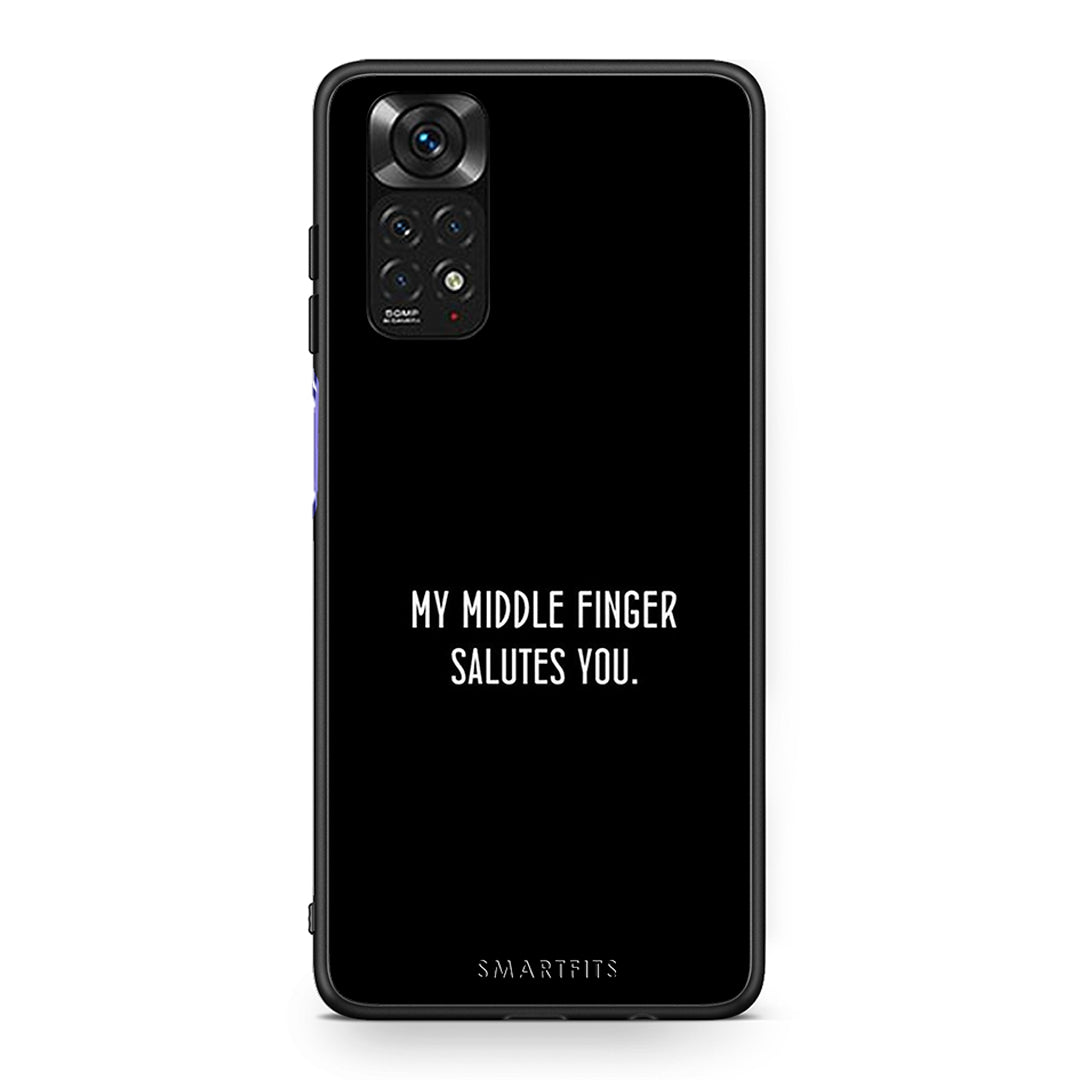 Xiaomi Redmi Note 11 Salute θήκη από τη Smartfits με σχέδιο στο πίσω μέρος και μαύρο περίβλημα | Smartphone case with colorful back and black bezels by Smartfits