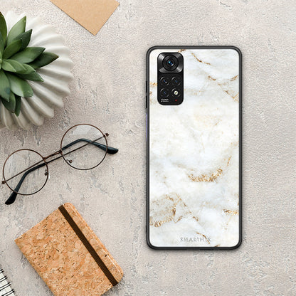 White Gold Marble - Xiaomi Redmi Note 11 4G / 11S 4G θήκη