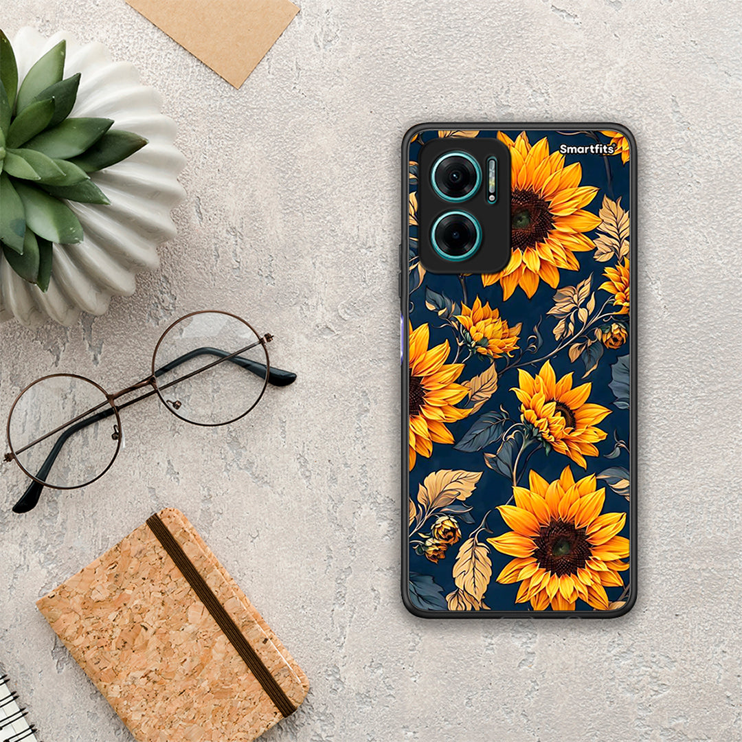 Autumn Sunflowers - Xiaomi Redmi Note 11E θήκη